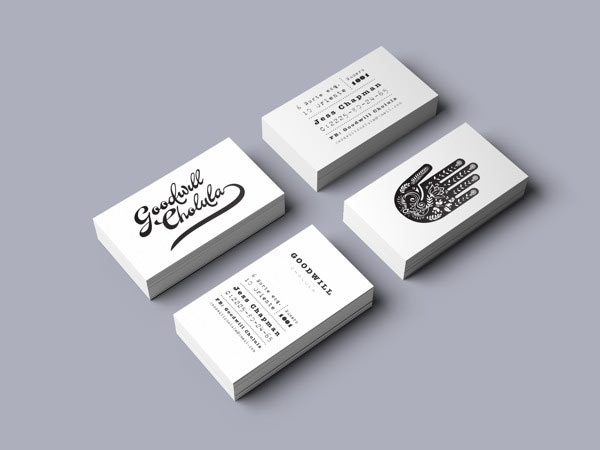 Goodwill Business Cards by Diego Leyva