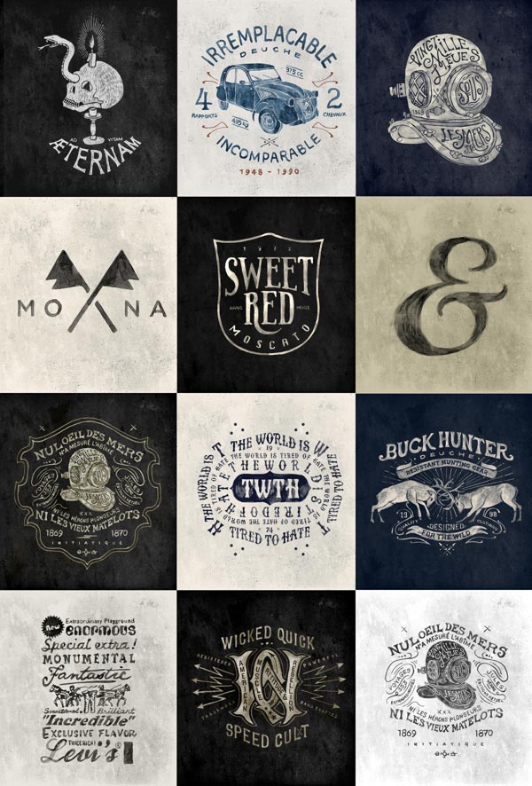 Hand Drawn Brand Marks by BMD