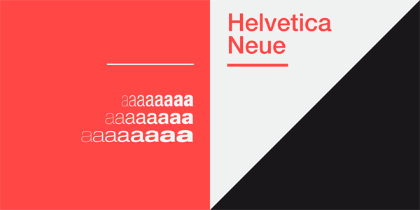 Helvetica Neue by Linotype