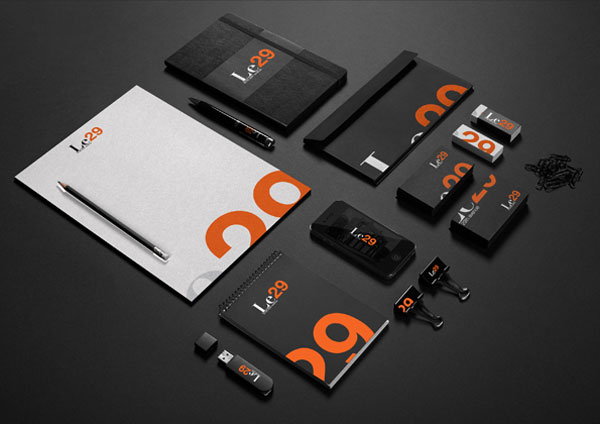 Le29 Branding Material by Juan Alfonso Solís