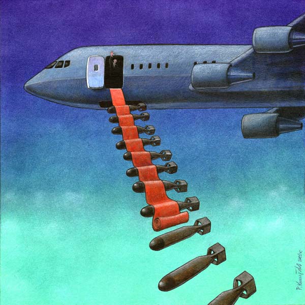 Socially Critical Illustration by Pawel Kuczynski