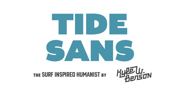 Tide Sans Font Family by Kyle Wayne Benson