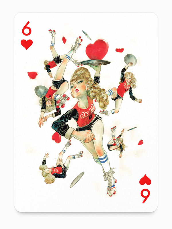 6 of Hearts by Javier Medellin Puyou