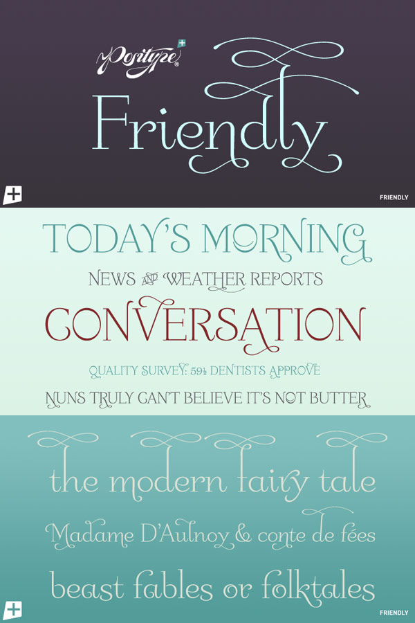 Friendly Typeface by Positype
