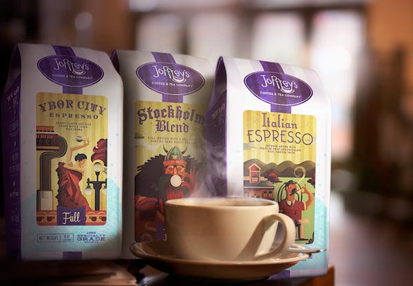 Joffreys Coffee and Tea Company - Packaging