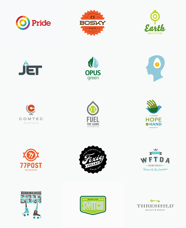 Logos created by Allan Peters
