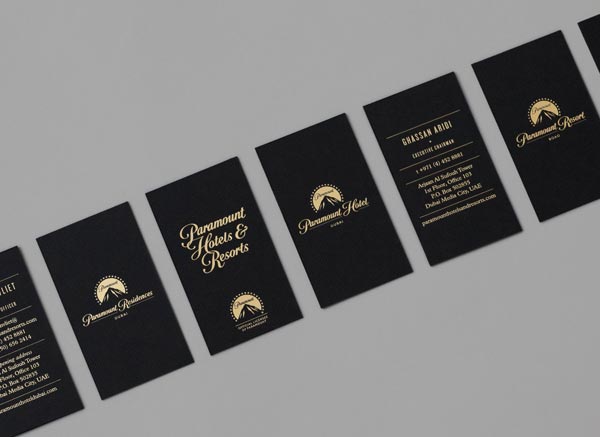 Paramount Hotels & Resorts - Business Cards by & SMITH