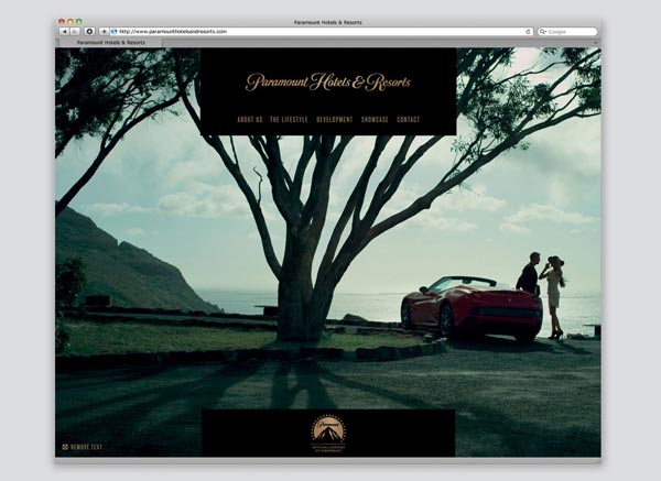 Paramount Hotels & Resorts -Web Design by & SMITH