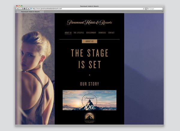 Paramount Hotels & Resorts - Website Design by & SMITH