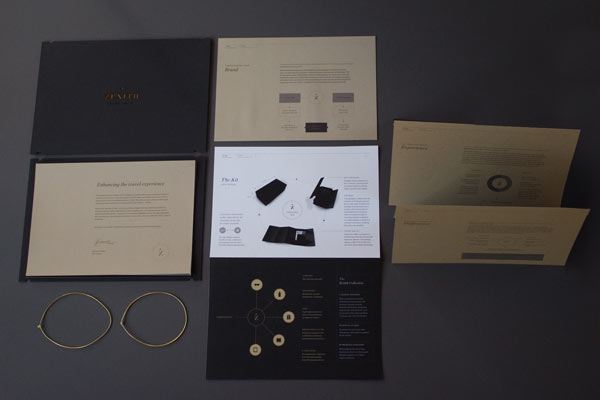 Zenith Premium Travel Kits - Communication Design by Veronica Cordero