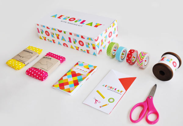 Aeroplay Kites - do-it-yourself kite packaging by Lily Li