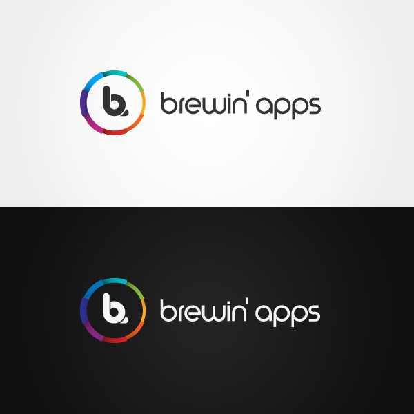 Brewin' apps - Branding and Logo Design by Dora Klimczyk