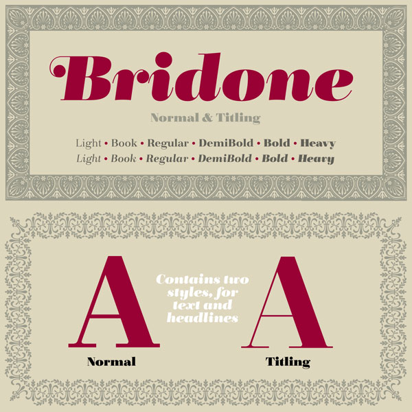 Bridone Serif Font Family