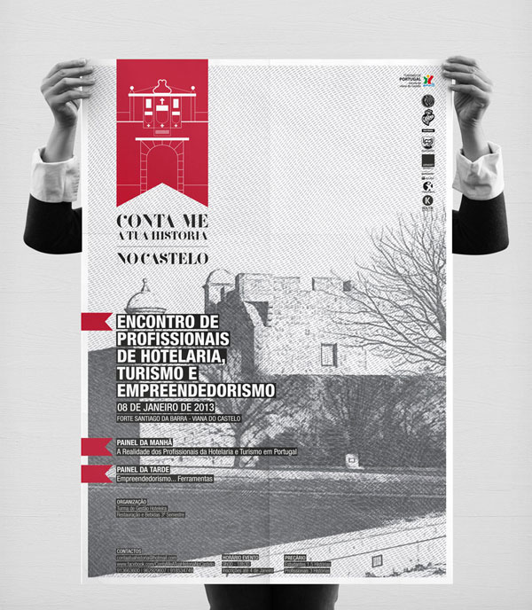 Conta-me a tua história no Castelo - Poster Design by Boutik Marketing