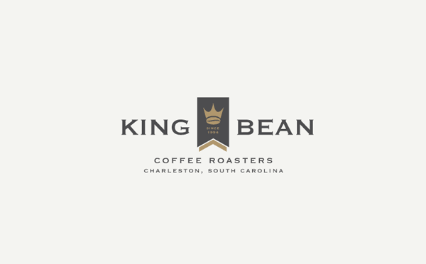 King Bean Coffee Roasters Logo Design by Design Agency Stitch