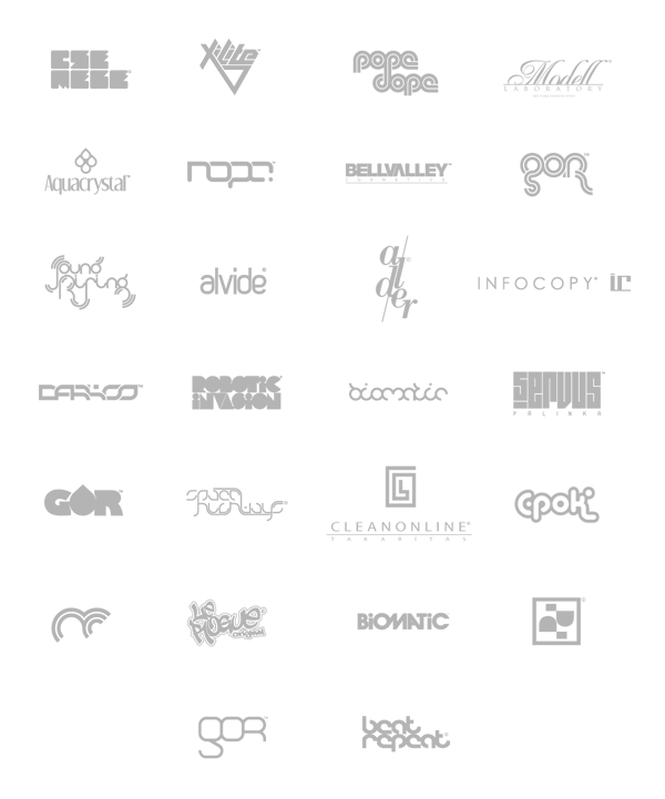 Selected Logotypes by Attila Horvath / Darkoo