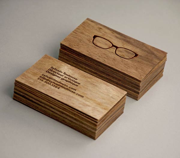 Sylvain Toulouse - Wooden Business Cards