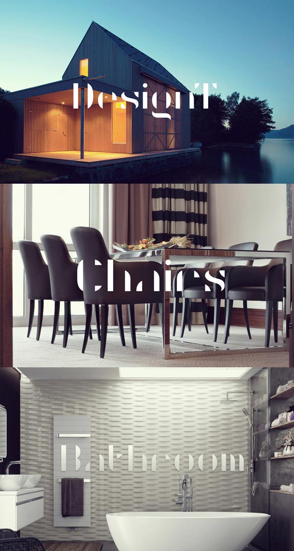 DesignT - online home decor magazine identity by Pixelinme