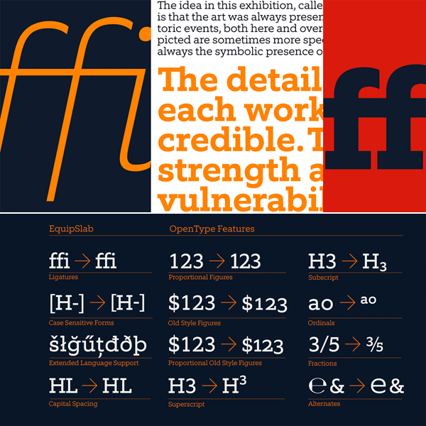 Equip Slab - Font Family by Hoftype