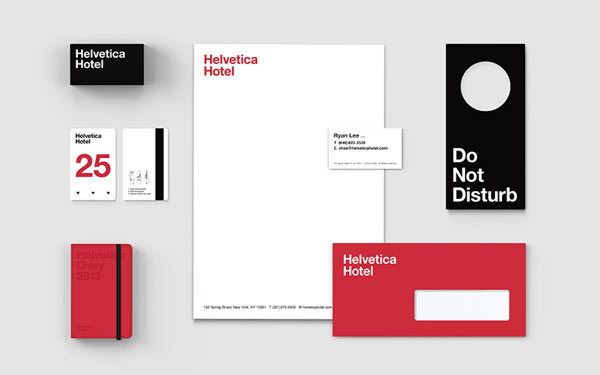 Helvetica Hotel - Branding Study by Albert Son