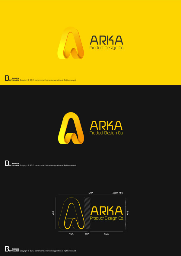 ARKA Product Design Co. - Logo Design by Mohsen Beygzadeh