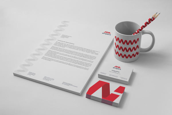 Ampers - Corporate Design by Michał Markiewicz