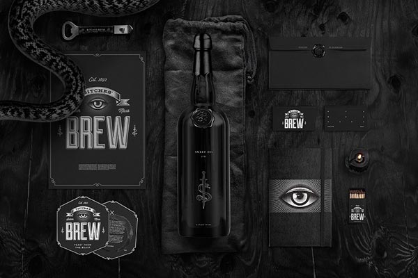 Bitches Brew - Brand Identity Concept by Wedge & Lever