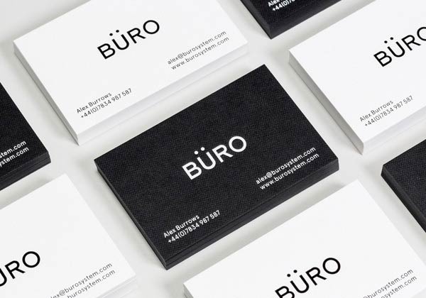 Büro System - Business Cards by Socio Design