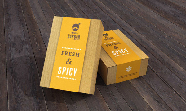 Masala Darbar, Indian Cafe & Restaurant - Packaging Design by Jekin Gala
