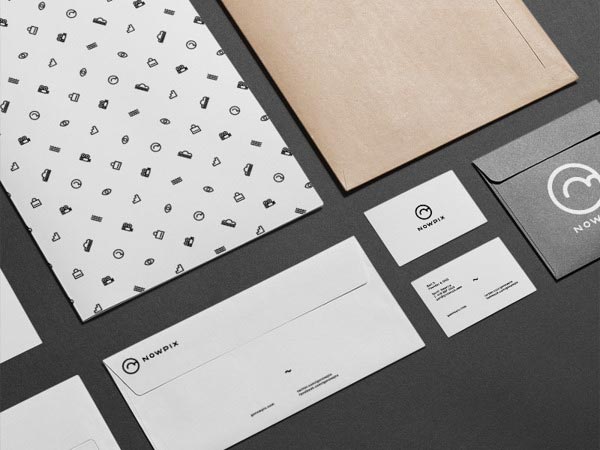 NowPix Stationery Design by Marco Oggian