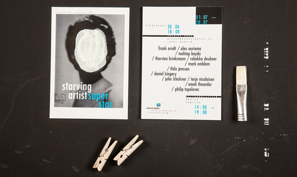 Starving Artist Superstar - Exhibition Print Design by Eszett