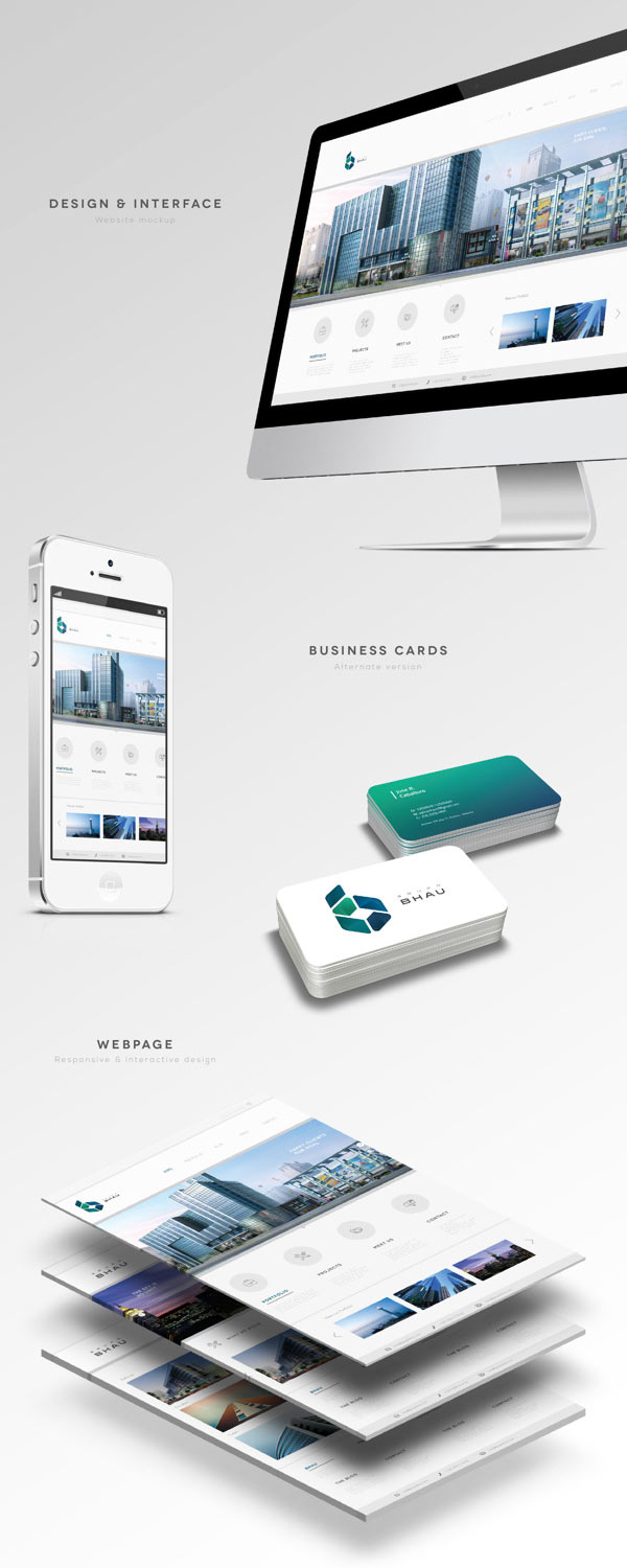 Grupo BHAU - Website Interface Design by Diego Leyva