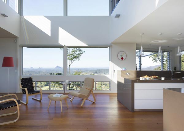 The living are of the residence in Maleny, Australia.
