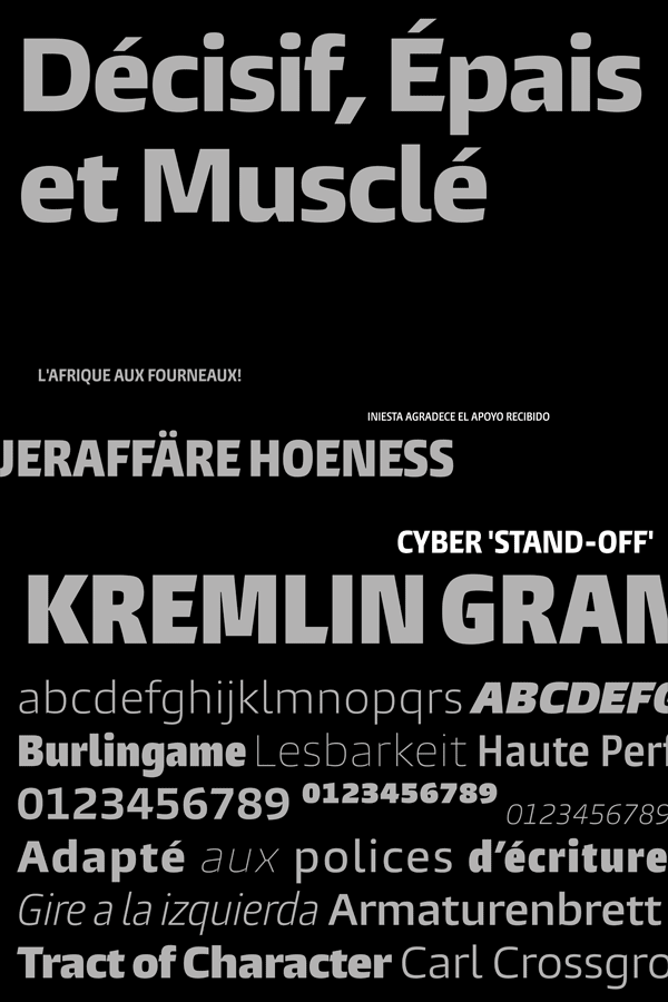 Burlingame font family from Monotype