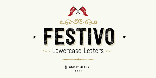 Festivo LC Font Family by Ahmet Altun