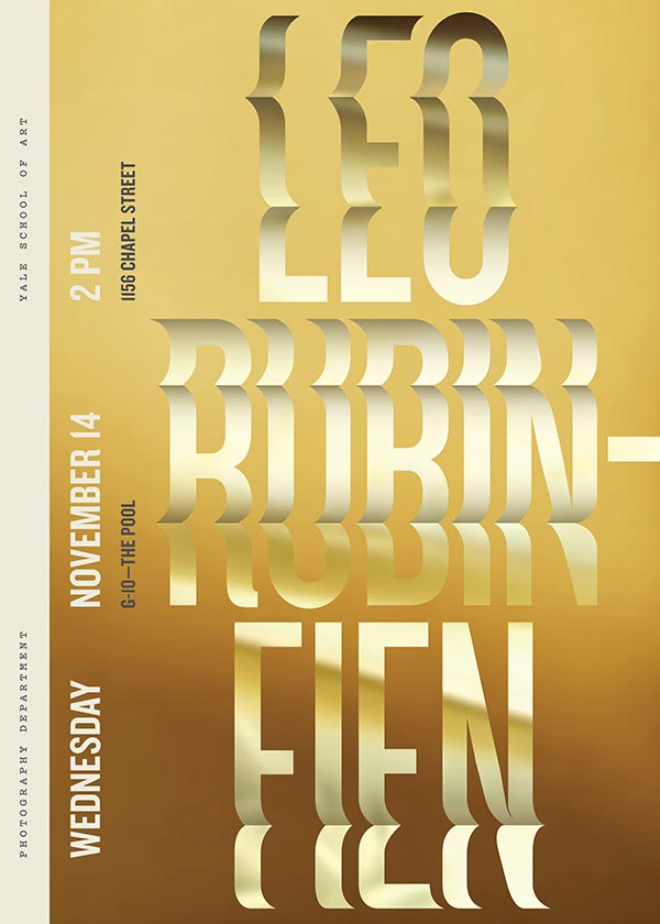 Leo Rubinfien - Poster by Jessica Svendsen