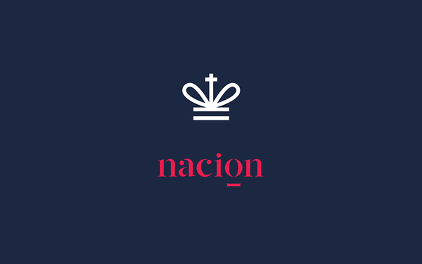 Nación Logo Design by Anagrama