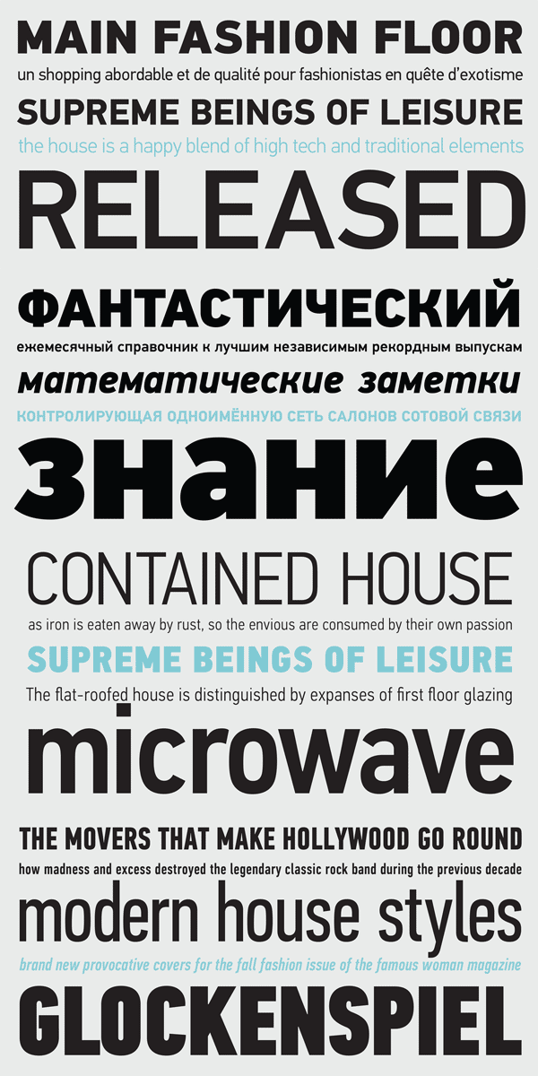 PF DIN Text Font Family from Parachute
