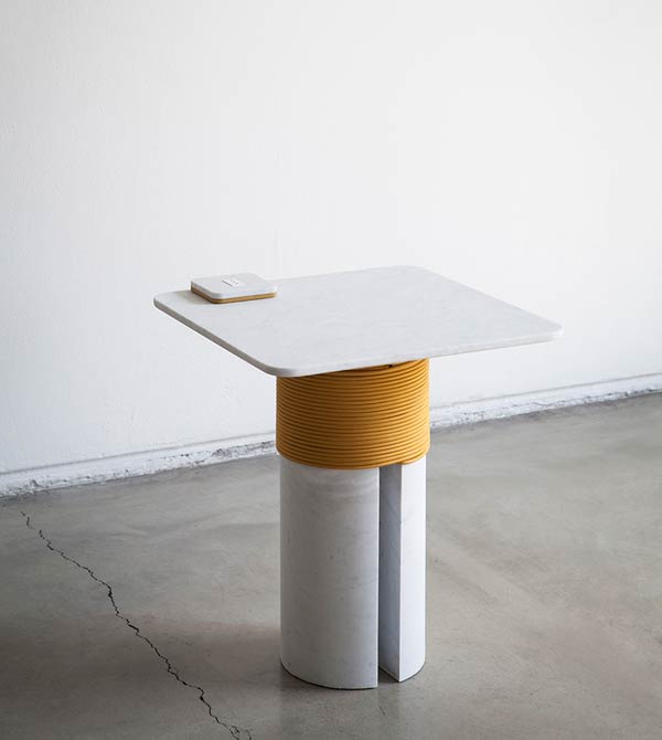 ROCCHETTO - under power side table by Filippo Protasoni