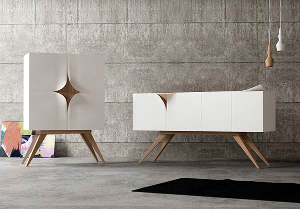 Slap furniture design concept by Nicola Conti.