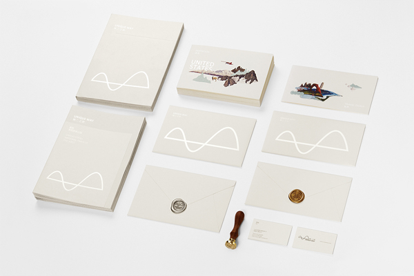 Unique Way travel company branding by ONE & ONEDESIGN from Beijing, China