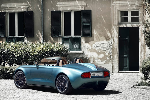 A visionary roadster concept created by MINI and Touring Superleggera.