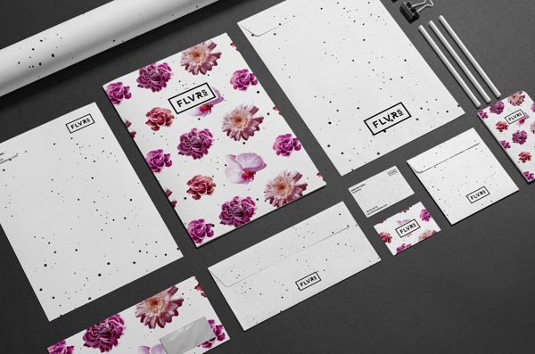 Floaral stationery design and branding.