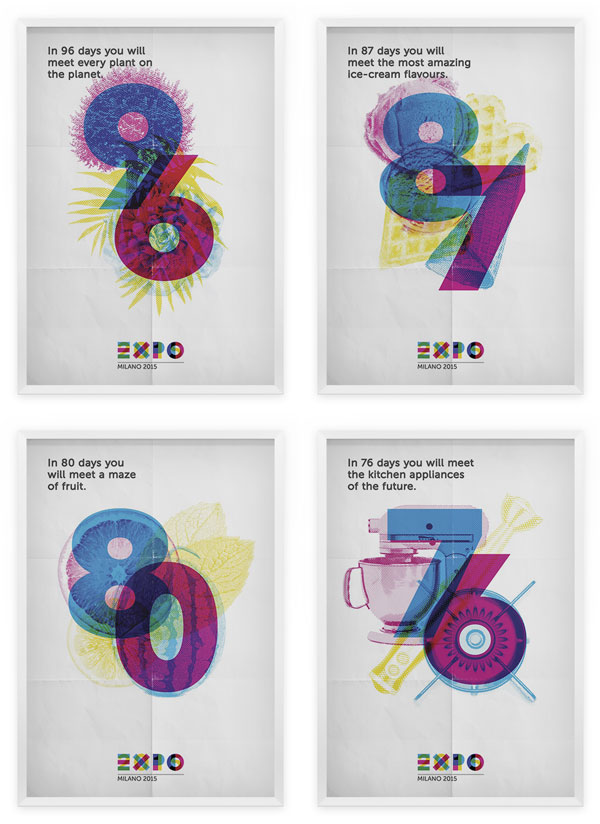 Expo Milano 2015 - proposed posters for the use before the event starts.