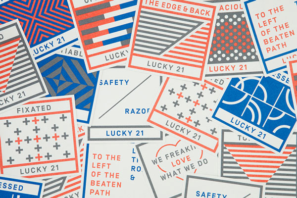 Lucky 21 branding by Blok Design