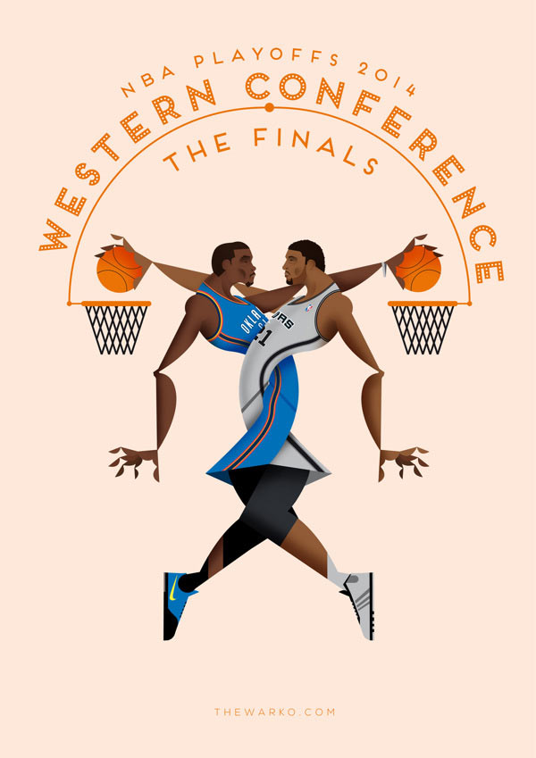 Basketball Western Conference Finals 2014 - Oklahoma City Thunder vs San Antonio Spurs