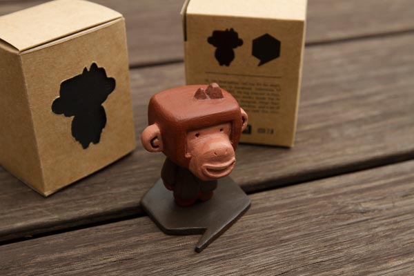 Fancy ape and packaging design for self promo.