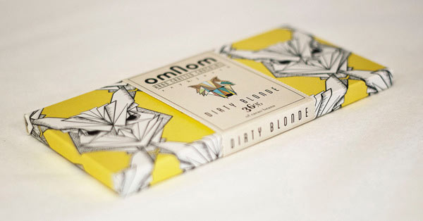 Omnom chocolate with packaging design and illustration by The North South Studio.