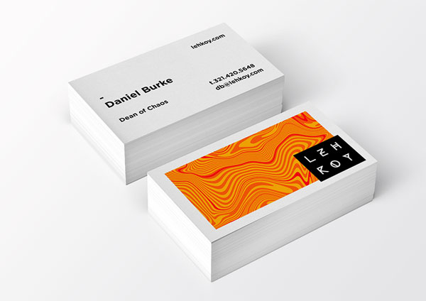 Unique business card design