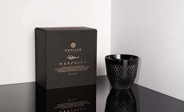 Zeville Crystal - printed matters and packaging by Deutsche & Japaner